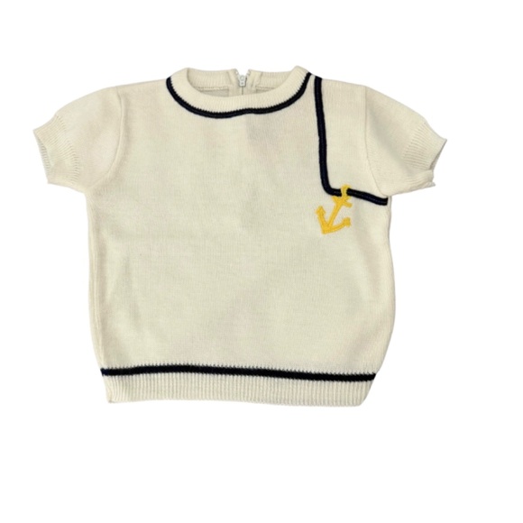 Vintage Little World Knit Outfit & Matching Coat M 6-12 months - Picture 6 of 12